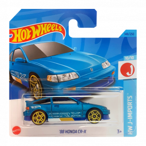 Машинка Базова Hot Wheels '88 Honda CR-X J-Imports 1:64 HKK68 Light Blue