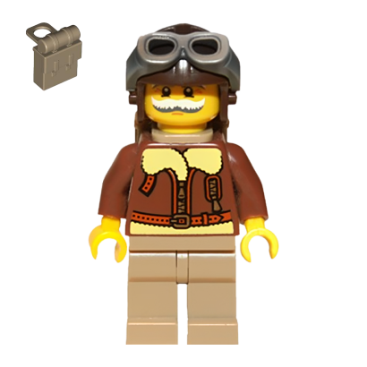 Фигурка Lego Series 3 Pilot Collectible Minifigures col036 Б/У - Retromagaz