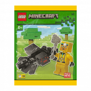 Конструктор Lego Фігурка Cave Explorer with Spider Paper Bag Minecraft 662410 Новый - Retromagaz