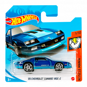 Машинка Базова Hot Wheels '85 Chevrolet Camaro Iroc-Z Muscle Mania 1:64 GTC16 Blue