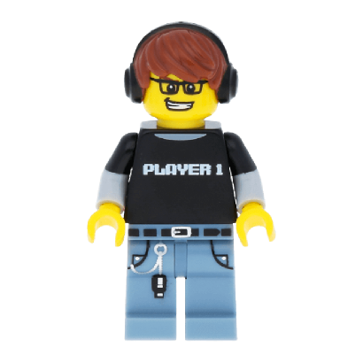 Фігурка Lego Series 12 Video Game Guy Collectible Minifigures col182 Б/У - Retromagaz