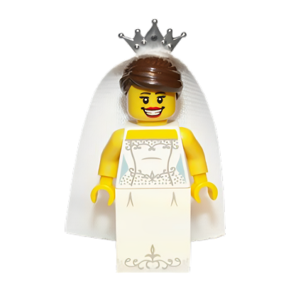 Фігурка Lego Series 7 Bride Collectible Minifigures col100 Б/У - Retromagaz