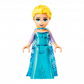 Фигурка Lego Disney Elsa Medium Blue Long Narrow Cap Friends dp076 Б/У