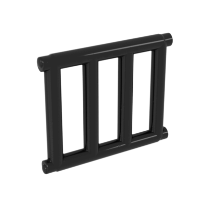 Стержень Lego Конструкция Grille with End Protrusions 1 x 4 x 3 62113 4521681 Black 10шт Б/У - Retromagaz