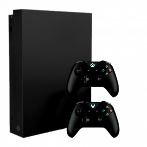 Набір Консоль Microsoft Xbox One X 1TB Black Б/У  + Геймпад Бездротовий Version 2