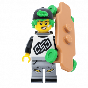 Фигурка Lego Series 27 Longboarder Collectible Minifigures 71048 col455 col27-7 Новый