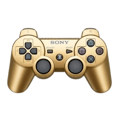 Геймпад Беспроводной Sony PlayStation 3 DualShock 3 Gold Б/У - Retromagaz