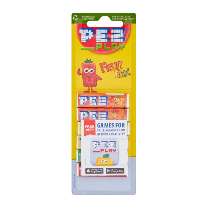 Цукерки Жувальні PEZ Fruit Mix 6 Pieces 51g - Retromagaz