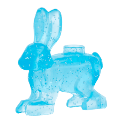 Фигурка Lego Земля Hare Animals 67900 6300146 Glitter Trans-Light Blue Б/У - Retromagaz