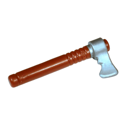 Зброя Lego Сокира Tomahawk with Flat Silver Blade 13571c01 6034984 Reddish Brown Б/У - Retromagaz