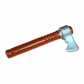 Зброя Lego Сокира Tomahawk with Flat Silver Blade 13571c01 6034984 Reddish Brown Б/У - Retromagaz