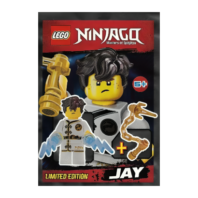 Конструктор Lego Фігурка Jay Foil Pack #4 Wu-Cru Training Gi Ninjago 891833 njo348 Новий - Retromagaz