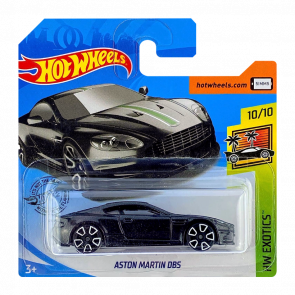 Машинка Базовая Hot Wheels Aston Martin DBS Exotics 1:64 FYC35 Black