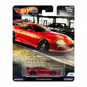 Машинка Premium Hot Wheels Toyota Supra Boulevard 1:64 FYN81 Red - Retromagaz