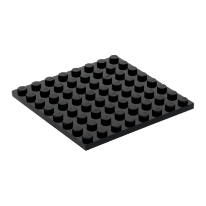 Пластина Lego Звичайна 8 x 8 41539 42534 4166619 Black 2шт Б/У - Retromagaz