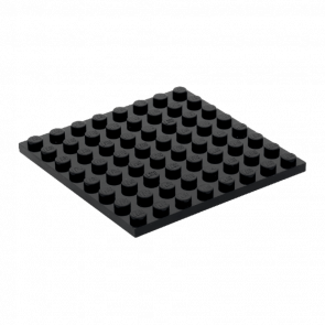 Пластина Lego Обычная 8 x 8 41539 42534 4166619 Black 2шт Б/У