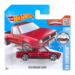 Машинка Базова Hot Wheels Volkswagen Caddy Showroom 1:64 DHR28 Red - Retromagaz