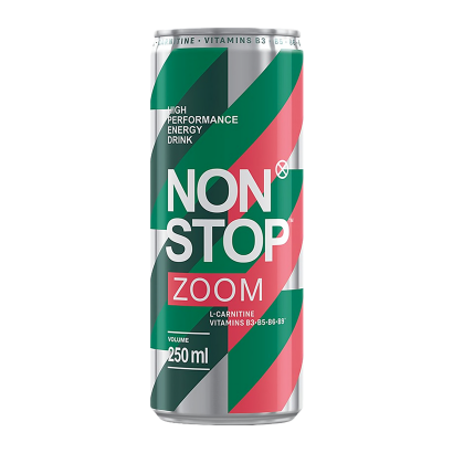 Напій Енергетичний Non Stop Zoom 250ml - Retromagaz