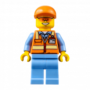 Фігурка Lego Construction 973pb2017 Orange Sunglasses City cty0677 Б/У