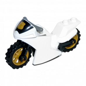 Транспорт Lego Мотоцикл Sport Bike 18895c05pb01 6167823 6228567 6104030 6298539 White Б/У