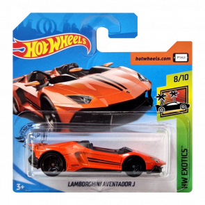 Машинка Базова Hot Wheels Lamborghini Aventador J Exotics 1:64 FYD74 Orange - Retromagaz