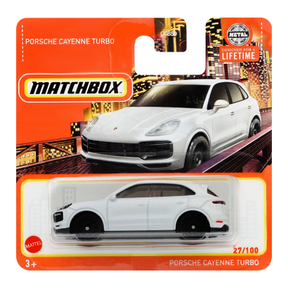 Машинка Большой Город Matchbox Porsche Cayenne Turbo Metro 1:64 HVN96 White - Retromagaz