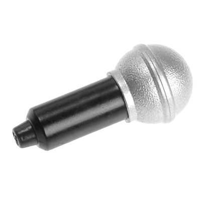 Искусство Lego Microphone with Metallic Silver Top Full 90370pb01 4590766 6018819 6214132 Black 2шт Б/У - Retromagaz