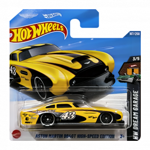 Машинка Базова Hot Wheels Aston Martin DB4GT High-Speed Edition Zamac Super Treasure Hunt STH Dream Garage 1:64 JBC39 Gold