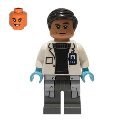 Фігурка Lego Jurassic World Dr. Henry Wu White Lab Coat Films jw015 Б/У - Retromagaz