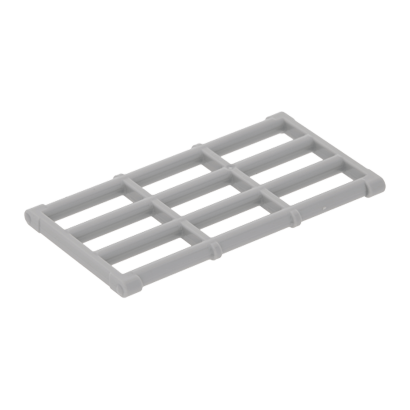 Стержень Lego Конструкция Grille with End Protrusions 1 x 4 x 6 92589 4599496 Light Bluish Grey 4шт Б/У - Retromagaz