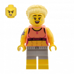 Фигурка Lego Series 25 Fitness Instructor Collectible Minifigures col430 Б/У