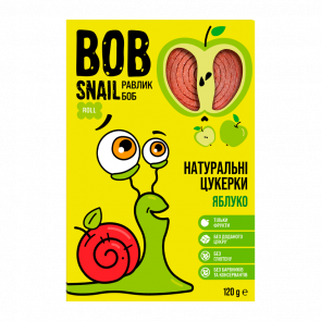 Конфеты Натуральные Bob Snail Яблочные - Retromagaz