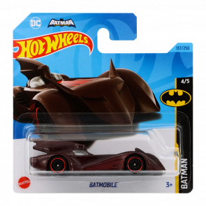 Машинка Базовая Hot Wheels DC Batmobile Batman 1:64 HKG98 Dark Red - Retromagaz