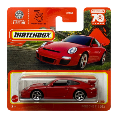 Машинка Велике Місто Matchbox Porsche 911 GT3 Highway 1:64 HLC89 Red - Retromagaz