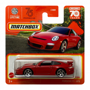 Машинка Большой Город Matchbox Porsche 911 GT3 Highway 1:64 HLC89 Red - Retromagaz