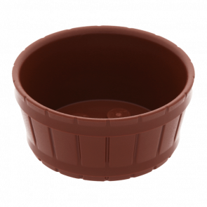 Ємність Lego Barrel Half Large with Axle Hole 5 x 5 x 2 64951 4541875 Reddish Brown 4шт Б/У - Retromagaz