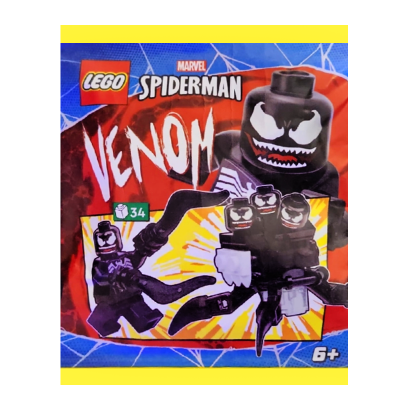 Конструктор Lego Фігурка Marvel Venom with Symbiote Creature Paper Bag Super Heroes 682501 Новий - Retromagaz