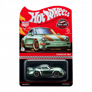 Машинка Premium Hot Wheels Porsche 964 Red Line Club RLC 1:64 HNL26 Green