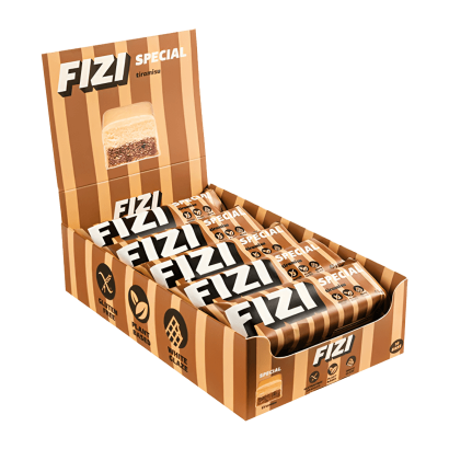 Упаковка Батончиків Fizi Tiramisu Special 45g - Retromagaz