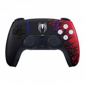 Геймпад Беспроводной Sony PlayStation 5 DualSense Spider-Man Limited Edition Black Red Новый - Retromagaz