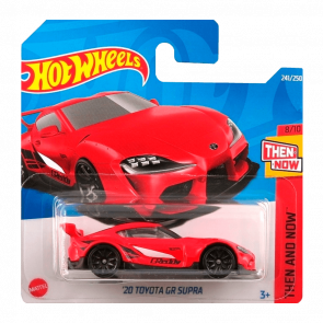 Машинка Базовая Hot Wheels '20 Toyota GR Supra Then and Now 1:64 HCT62 Red - Retromagaz