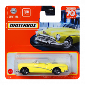 Машинка Велике Місто Matchbox 1953 Buick Skylark Convertible Metro 1:64 HLD40 Yellow - Retromagaz