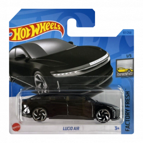 Машинка Базовая Hot Wheels Lucid Air Factory Fresh 1:64 HKK76 Black