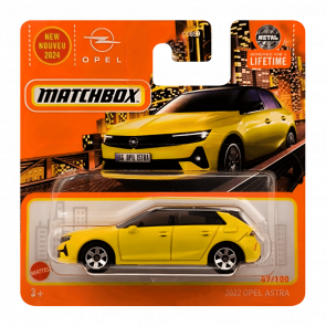 Машинка Велике Місто Matchbox Opel 2022 Opel Astra Metro 1:64 HVN33 Yellow - Retromagaz