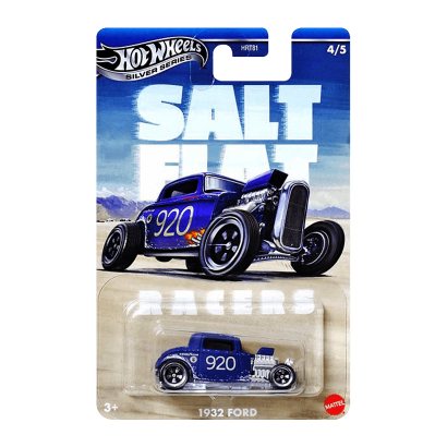 Тематична Машинка Hot Wheels 1932 Ford Salt Flat Racers 1:64 JBY84 Blue - Retromagaz