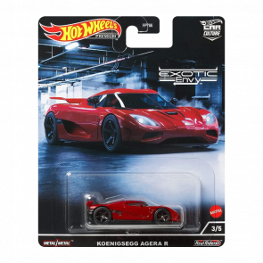 Машинка Premium Hot Wheels Koenigsegg Agera R Exotic Envy 1:64 HCJ90 Red - Retromagaz