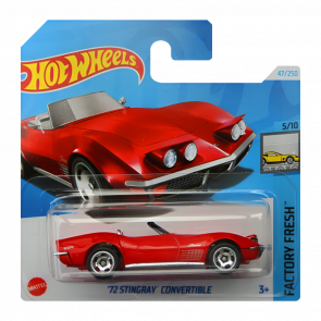 Машинка Базова Hot Wheels '72 Stingray Convertible Factory Fresh 1:64 HTD09 Red - Retromagaz