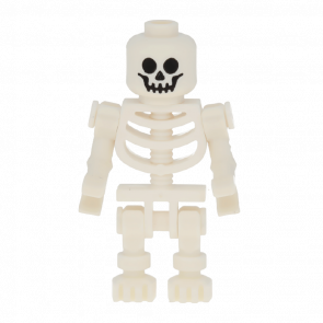 Фигурка Lego Lion Knights Skeleton Bent Arms Horizontal Grip Castle gen099 Б/У