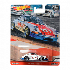 Машинка Premium Hot Wheels '71 Porsche 911 Magnus Walker Urban Outlaw Door Slammers 1:64 GJP76 White