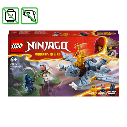 Конструктор Lego Молодий Дракон Рію Ninjago 71810 Без Фигурок Новый - Retromagaz